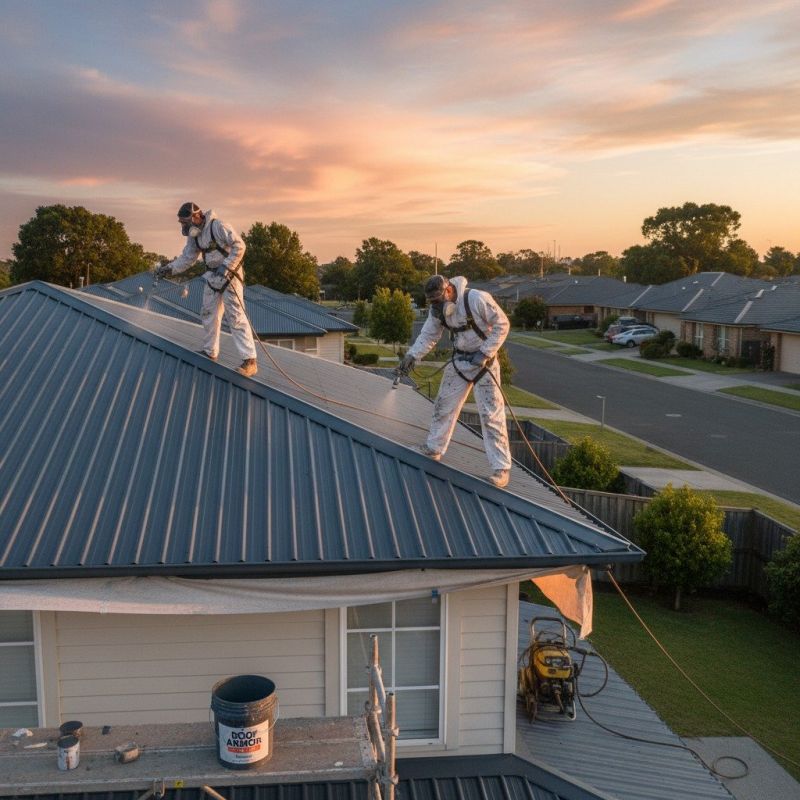Local Metal Roof Painting pros at work