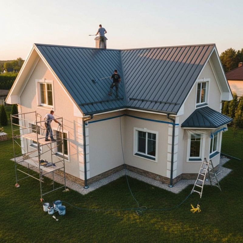 Metal Roof Painting