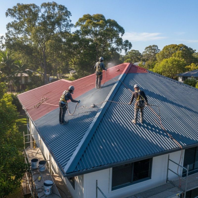 Metal Roof Painting